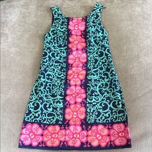 Lilly Pulitzer Vibrant Pink and Green Mini Dress